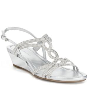 Bandolino Gilnora Embellished Wedge Sandals