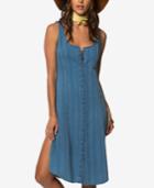 O'neill Juniors' Jodie Cotton Striped Button-front Dress