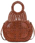 Patricia Nash Pisticci Chainlink Leather Shoulder Bag