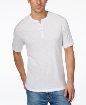 Weatherproof Pique Slub Henley Shirt