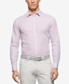 Calvin Klein Men's Mini-check Long-sleeve Shirt