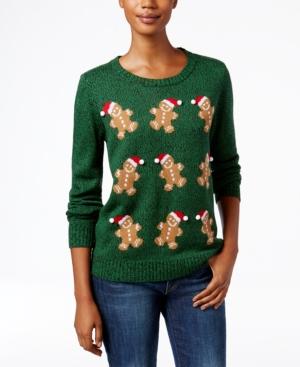 Karen Scott Gingerbread-man Christmas Sweater, Only At Macy's