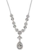 Givenchy Multi-crystal Lariat Necklace
