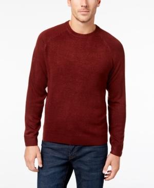 Weatherproof Vintage Men's Textured Raglan Sweater