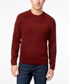 Weatherproof Vintage Men's Textured Raglan Sweater