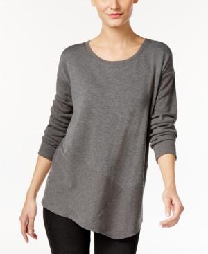 Style & Co. Ribbed Asymmetrical Top, Only At Macy's