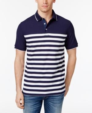 Club Room Men's Manchester Striped Polo, Only At Macy's