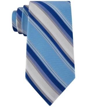 Calvin Klein Men's Carnivale Striped Slim Tie