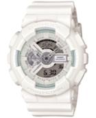 G-shock Men's Analog-digital Whiteout White Strap Watch 55x51mm Ga110bc-7as