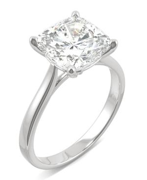 Moissanite Cushion Solitaire Ring (3-1/3 Ct. Tw.) In 14k White Gold