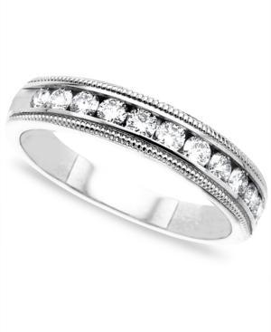 14k White Gold Certified Diamond Ring, Diamond (1/2 Ct. T.w.)
