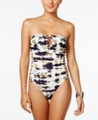 Rachel Rachel Roy Strapless Cutout One-piece Swimsuit, Only At Macy's Women's Swimsuit