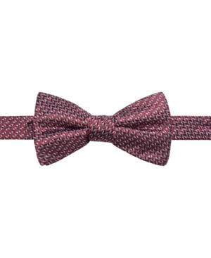 Ryan Seacrest Distinction Men's Beverly Neat Pre-tied Silk Bow Tie, Created For Macy's