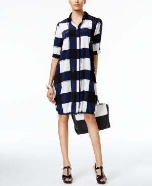 Alfani Prima Bungee-hem Shirtdress, Created For Macy's