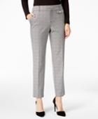 Charter Club Plaid Slim-leg Ankle Pants, Only At Macy's