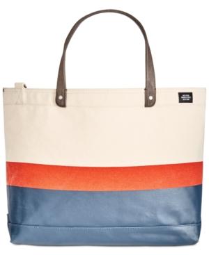 Jack Spade Men's Industrial Canvas Striped Coal Bag