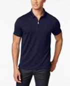 Alfani Men's Ottoman Zip Polo, Only At Macy's