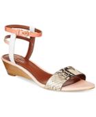 Cole Haan Ayana Two-piece Wedge Sandals Women's Shoes