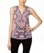 Inc International Concepts Printed Zip-front Shell, Only At Macy's