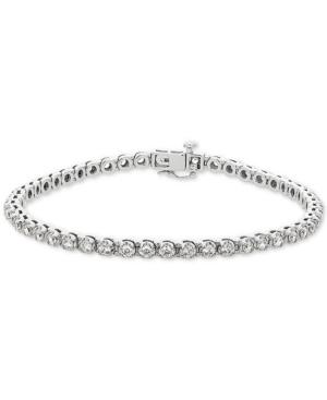 Lab Grown Diamond Tennis Bracelet (3 Ct. T.w.) In 14k White Gold