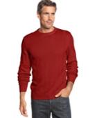 John Ashford Big And Tall Ribbed Crew-neck Sweater