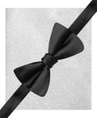 Alfani Men's Black Bow Tie & Pocket Square Set