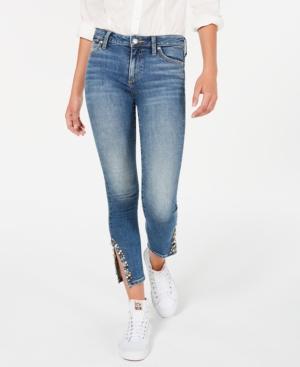 Joe's Jeans Icon Embellished Ankle-slit Jeans