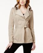 Bcbgeneration Quilted Asymmetrical Trench Coat