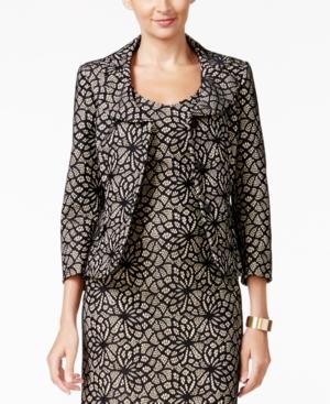 Kasper Ruffled Lace Blazer