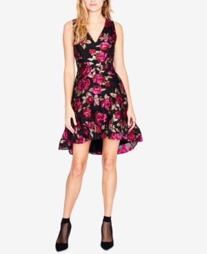 Rachel Rachel Roy Printed Jacquard High-low Dress