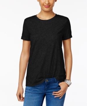 Style & Co Rolled-cuff T-shirt, Only At Macy's