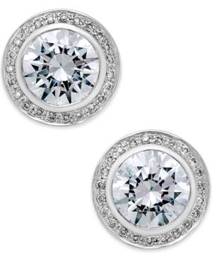 Certified Diamond Stud Earrings (2-1/10 Ct. T.w.) In 18k White Gold