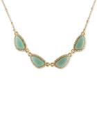 Rachel Rachel Roy Gold-tone Pave & Colored Stone Collar Necklace