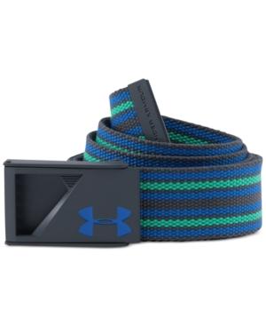 Under Armour Men's Range Webbing Striped Belt