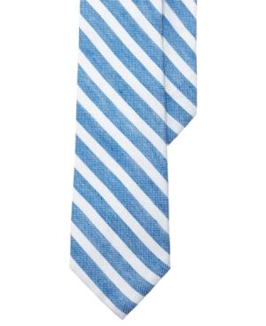 Lauren Ralph Lauren Men's Seasonal Royal Blue Stripe Tie
