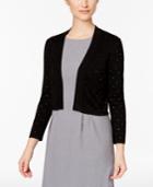 Calvin Klein Rhinestone Shrug Cardigan