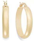 Giani Bernini 24k Gold Over Sterling Silver Large Hoops, 1-3/4