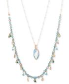 Lonna & Lilly Gold-tone Bead And Pendant Layer Necklace