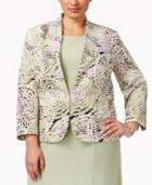 Kasper Plus Size Mosaic-print Blazer