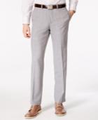 Bar Iii Men's Light Gray Slim Fit Pants, Created For Macy's
