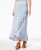 American Rag Juniors' Ruffled Wrap Skirt, Created For Macy's