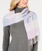 Charter Club Tartan Cashmere Scarf, Created For Macy's