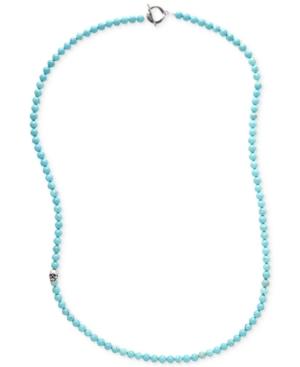 Degs & Sal Men's Onyx Beaded Statement Necklace (also In Manufactured Turquoise)