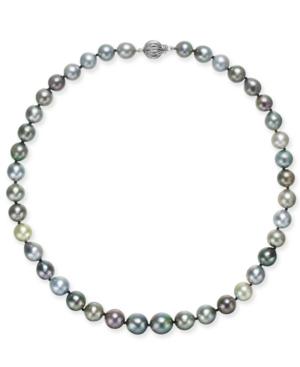 Multicolor Cultured Tahitian Pearl (9mm) Strand Necklace