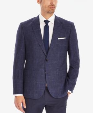 Boss Men's Regular/classic-fit Plaid Sport Coat