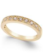 Diamond Millgrain Band (1/4 Ct. T.w.) In 14k Gold