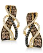Le Vian Exotics Diamond Abstract Drop Earrings (1-1/6 Ct. T.w.) In 14k Gold