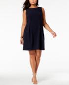 Jessica Howard Plus Size Bow-back Fit & Flare Dress
