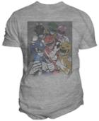 Changes Men's Mighty Morphin Power Rangers Selfie Cotton Graphic-print T-shirt