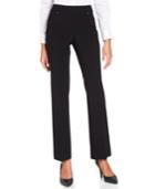 Jm Collection Curvy-fit Studded Slanted-pockets Bootcut Pants